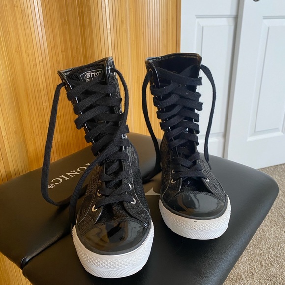 Almost new Gotta Flurt Sparkle High Tops! - Picture 4 of 4